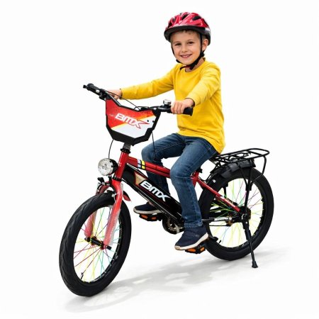 بسكليت BMX مقاس 18 انش لون احمر