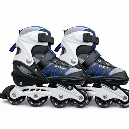 سكيت 4 عجال اسود مع ازرق A-11