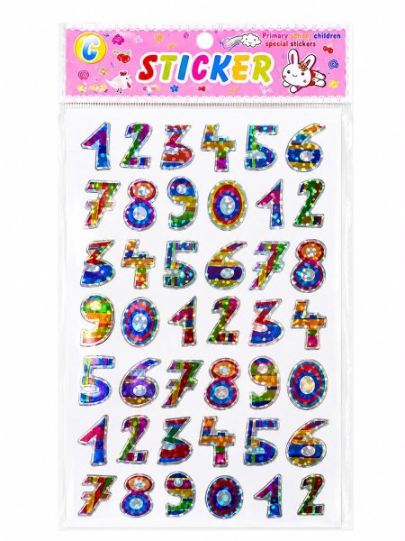 ستكرز ارقام انجليزي 1/10