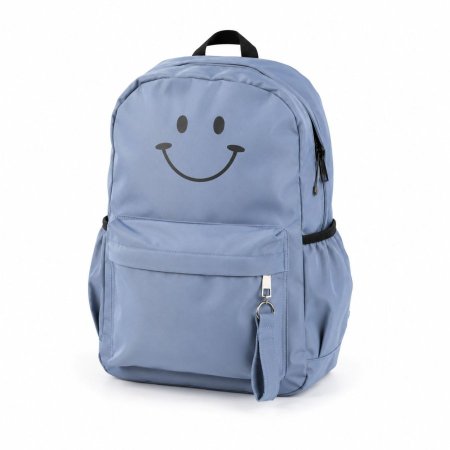 شنط ثانوية SMILE ازرق