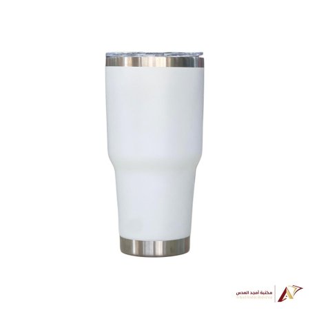 مطرة ستانلس ستيل BEVERAGE CUP 880ML - ابيض