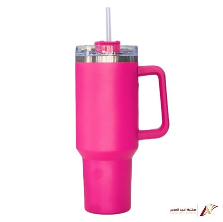 مطرة ستانلس ستيل مع مصاصة BEVERAGE CUP 1200ML