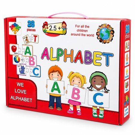 بازل تعليمي لتعليم الحروف الانجليزية -28 قطعة