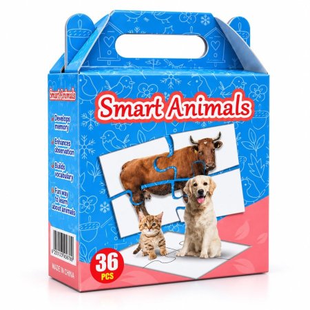بزل تعليمي Smart Animals